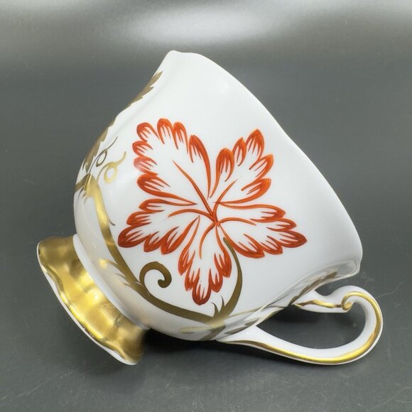 Royal Chelsea Fine English Bone China Teacup and Saucer Set Hand Decorated VTG - Picture 8 of 16